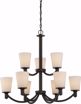 Picture of NUVO Lighting 60/5929 Laguna - 9 Light 2-Tier Hanging with White Glass