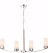 Picture of NUVO Lighting 60/6228 Denver 4 Island Pendant Fixture - Polished Nickel Finish