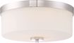 Picture of NUVO Lighting 60/6231 Denver 2 Light Flush Mount Fixture - Polished Nickel Finish