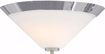 Picture of NUVO Lighting 60/6252 Nome 2 Light Flush Mount Fixture - Brushed Nickel Finish