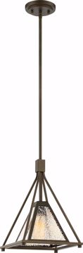 Picture of NUVO Lighting 60/6283 Mystic - 1 Light Small Pendant Fixture - Forest Bronze Finish