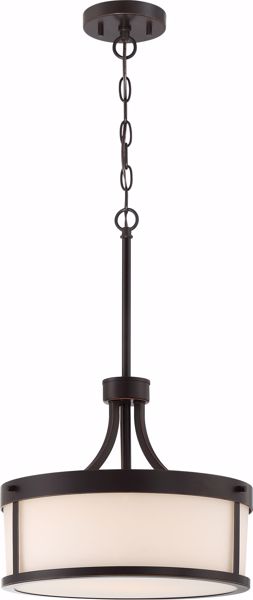 Picture of NUVO Lighting 60/6327 Denver 2 Light Pendant Fixture - Mahogany Bronze Finish