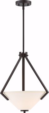 Picture of NUVO Lighting 60/6347 Nome 2 Light Pendant Fixture - Mahogany Bronze Finish