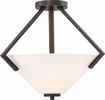 Picture of NUVO Lighting 60/6351 Nome 2 Light Semi Flush Fixture - Mahogany Bronze Finish