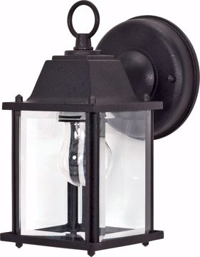Picture of NUVO Lighting 60/638 1 Light - 9" - Wall Lantern - Cube Lantern with Clear Beveled Glass
