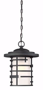 Picture of NUVO Lighting 60/6405 Lansing - 1 Light Outdoor Hanging Lantern With Etched Glass