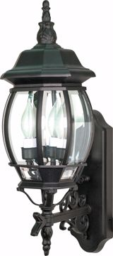 Picture of NUVO Lighting 60/890 Central Park - 3 Light - 22" - Wall Lantern - with Clear Beveled Glass