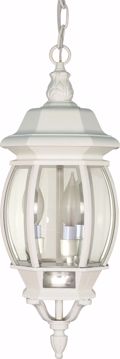 Picture of NUVO Lighting 60/894 Central Park - 3 Light - 20" - Hanging Lantern - with Clear Beveled Glass