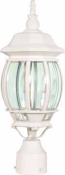 Picture of NUVO Lighting 60/897 Central Park - 3 Light - 21" - Post Lantern - with Clear Beveled Glass