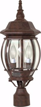 Picture of NUVO Lighting 60/898 Central Park - 3 Light - 21" - Post Lantern - with Clear Beveled Glass