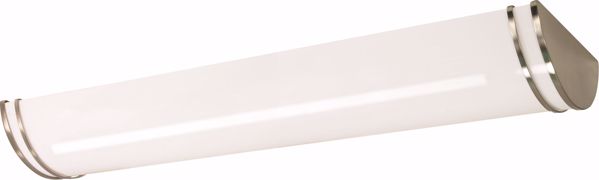 Picture of NUVO Lighting 62/1040 Glamour LED 50" Linear Flush Mount Fixture - Brushed Nickel Finish - Lamps Included