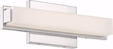 Picture of NUVO Lighting 62/1101 Slick LED 13" Vanity Fixture - Polished Nickel Finish