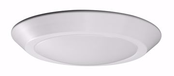 Picture of NUVO Lighting 62/1161 7" LED Flush Mount Fixture; Disk Light; White Finish; 3000K