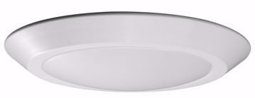 Picture of NUVO Lighting 62/1165 10" LED Flush Mount Fixture; Disk Light; White Finish; 3000K