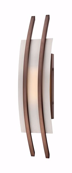 Picture of NUVO Lighting 62/122 Trax - 1 Module Wall Sconce with Frosted Glass