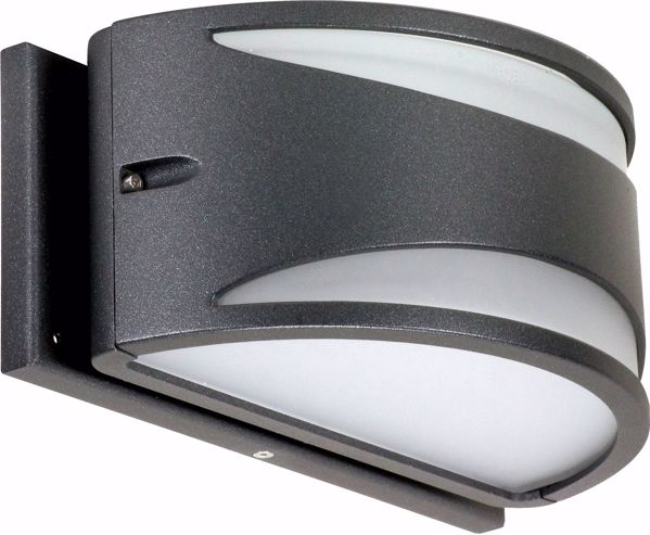 Picture of NUVO Lighting 62/1221 Genova LED Wall Sconce; Anthracite Finish