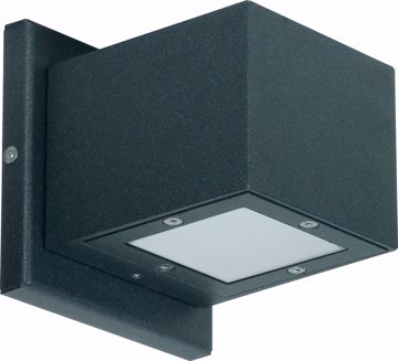Picture of NUVO Lighting 62/1235 Verona LED Small Square Up/Down Fixture; Anthracite Finish