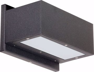 Picture of NUVO Lighting 62/1237 Verona LED Rectangular Up/Down Fixture; Anthracite Finish