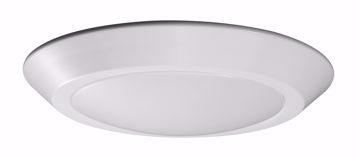 Picture of NUVO Lighting 62/1261 7" LED Flush Mount Fixture; Disc Light; White Finish; 3000K