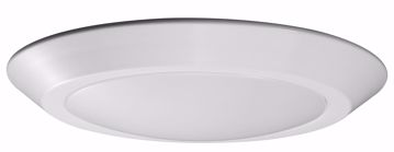 Picture of NUVO Lighting 62/1268 10" LED Flush Mount Fixture; Disc Light; White Finish; 4000K