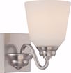 Picture of NUVO Lighting 62/366 Calvin - 1 Light Vanity Fixture with Satin White Glass - LED Omni Included