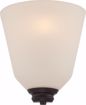 Picture of NUVO Lighting 62/371 Calvin - 1 Light Wall Sconce with Satin White Glass - LED Omni Included