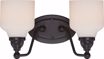 Picture of NUVO Lighting 62/397 Kirk - 2 Light Vanity Fixture with Satin White Glass - LED Omni Included