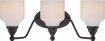 Picture of NUVO Lighting 62/398 Kirk - 3 Light Vanity Fixture with Satin White Glass - LED Omni Included