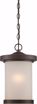 Picture of NUVO Lighting 62/645 Diego - LED Outdoor Hanging with Satin Amber Glass