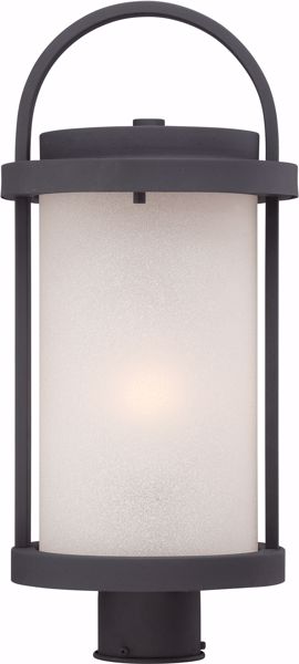 Picture of NUVO Lighting 62/654 Willis - LED Outdoor Post with Antique White Glass