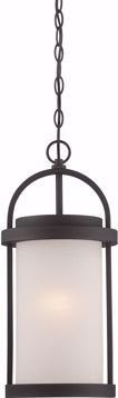 Picture of NUVO Lighting 62/655 Willis - LED Outdoor Hanging with Antique White Glass