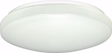 Picture of NUVO Lighting 62/746 14" Flush Mounted LED Light Fixture - White Finish; 120V