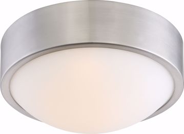 Picture of NUVO Lighting 62/772 Perk - 9" LED Flush with White Glass