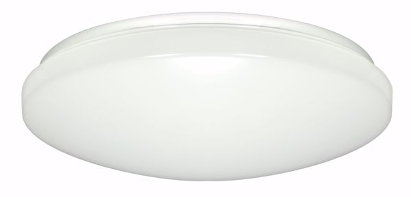 Picture of NUVO Lighting 62/796 14" Flush Mounted LED Light Fixture - White Finish; 120-277volts