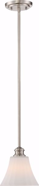 Picture of NUVO Lighting 62/806 Tess Mini-Pendant; Brushed Nickel Finish