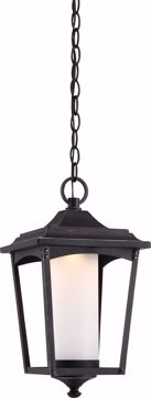 Picture of NUVO Lighting 62/824 Essex Hanging Lantern; Sterling Black Finish