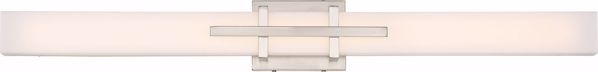 Picture of NUVO Lighting 62/875 Grill Triple LED Wall Sconce - Polished Nickel Finish - White Acrylic Lens