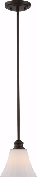 Picture of NUVO Lighting 62/906 Tess Mini-Pendant; Aged Bronze Finish