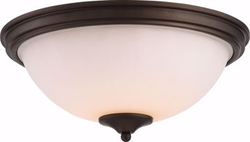 Picture of NUVO Lighting 62/909 Tess Flush; Aged Bronze Finish