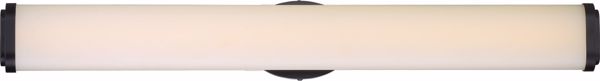 Picture of NUVO Lighting 62/916 Pace 36" LED Wall Sconce - Aged Bronze Finish White Acrylic Lens