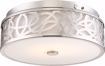 Picture of NUVO Lighting 62/977 LED Emergency Lighting; Flush Fixture; Brushed Nickel Finish; Battery Backup Ready