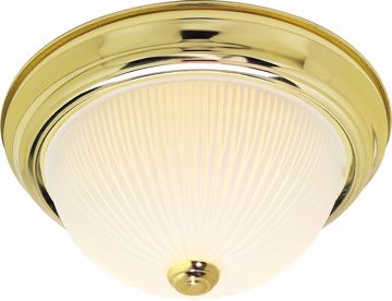 Picture of NUVO Lighting SF76/130 2 Light - 11" - Flush Mount - Frosted Ribbed