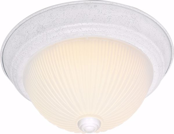 Picture of NUVO Lighting SF76/133 2 Light - 13" - Flush Mount - Frosted Ribbed