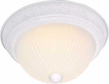 Picture of NUVO Lighting SF76/135 3 Light - 15" - Flush Mount - Frosted Ribbed