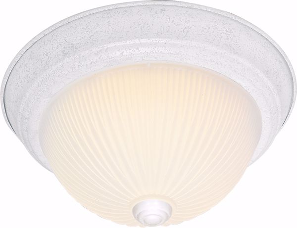 Picture of NUVO Lighting SF76/135 3 Light - 15" - Flush Mount - Frosted Ribbed