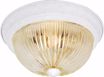 Picture of NUVO Lighting SF76/191 2 Light - 11" - Flush Mount - Clear Ribbed Glass