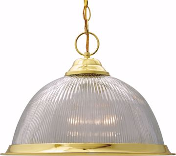 Picture of NUVO Lighting SF76/282 1 Light - 15" - Pendant - Prismatic Dome