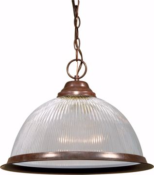 Picture of NUVO Lighting SF76/447 1 Light - 15" - Pendant - Clear Prismatic Dome