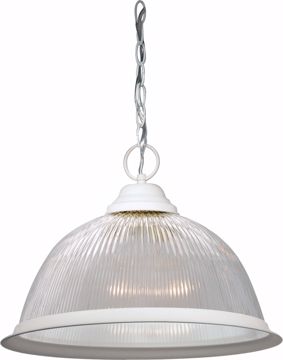 Picture of NUVO Lighting SF76/448 1 Light - 15" - Pendant - Clear Prismatic Dome