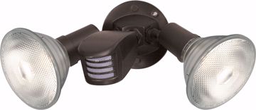 Picture of NUVO Lighting SF76/503 2 Light - 10" - Flood Light; Exterior - PAR38 with Adjustable Swivel & Motion Sensor